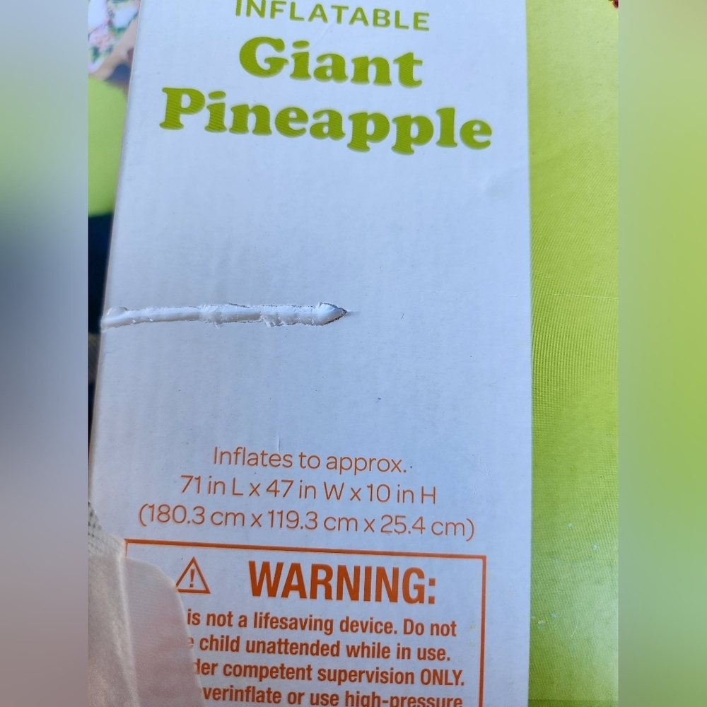Giant Inflatable Pineapple for a pool - Picture 2 of 3